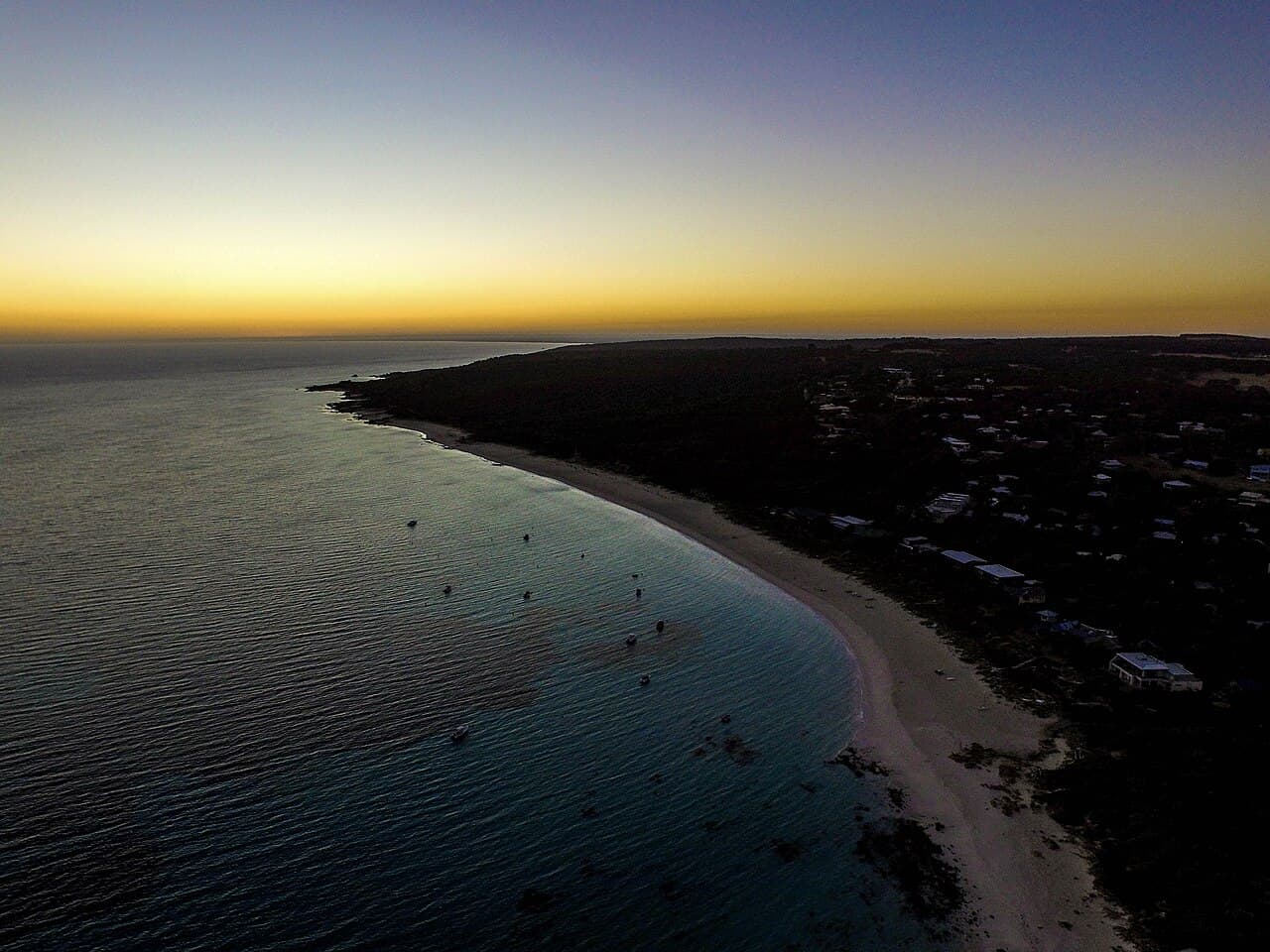 Eagle Bay coast at sunrise near Dunsborough