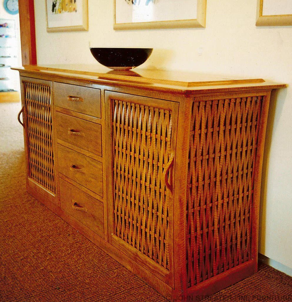 Wicker Sideboard
