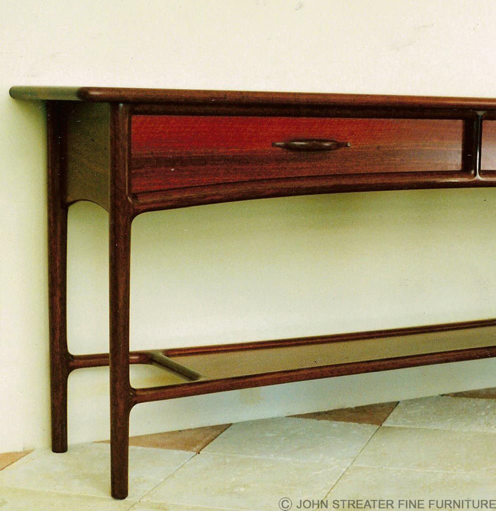 Slim Jarrah Hall Console