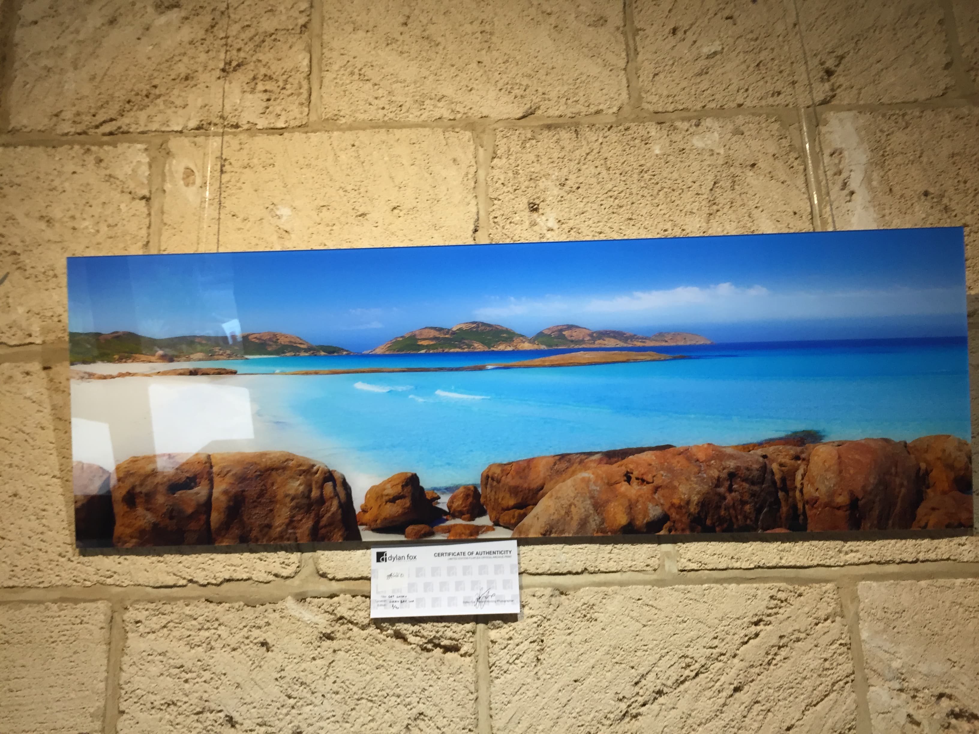 Coastal Panorama, Red Granite